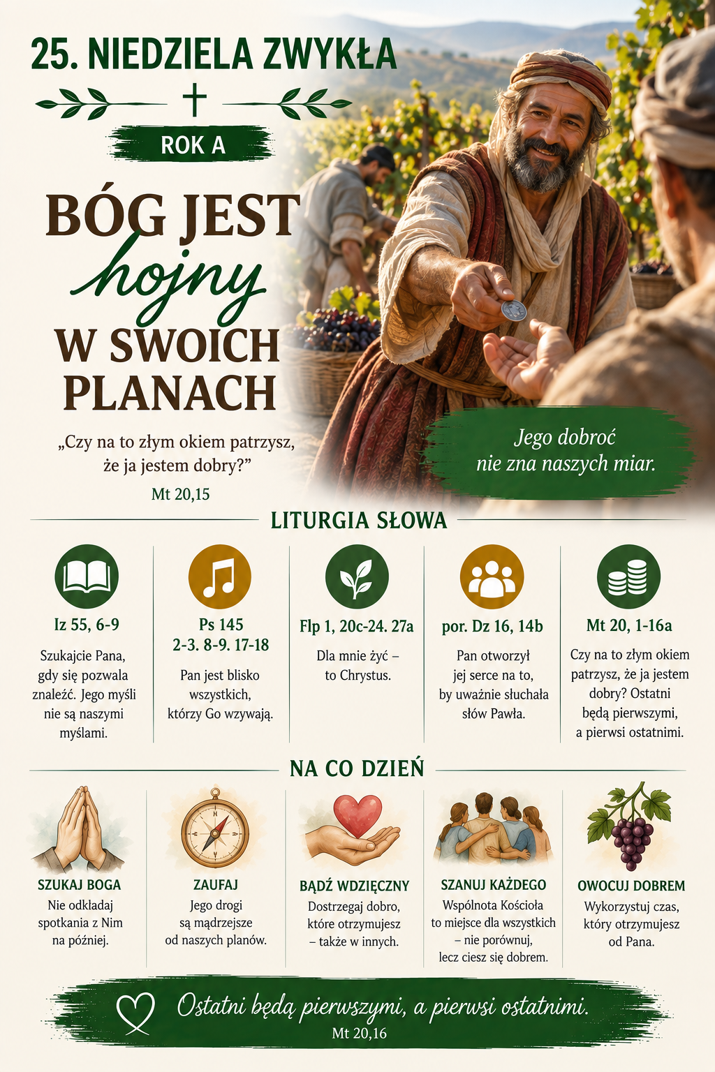 XXV Niedziela Zwykła